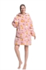 Picture of New Design Animal Fruit Print Hooded Blanket Hoodie - Lama