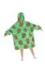Picture of New Design Kids Animal Fruit Print Hooded Blanket Hoodie  - Dinosaur