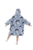 Picture of New Design Kids Animal Fruit Print Hooded Blanket Hoodie  - Dinosaur