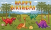 Picture of Alien Happy Birthday Backdrop Banner 180*110CM