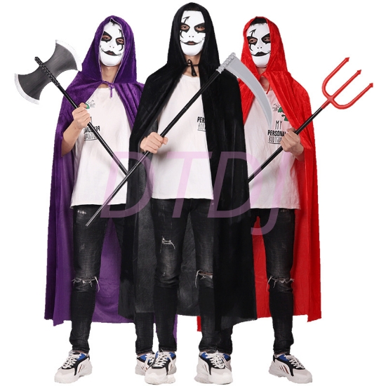 Picture of Adult Kids Halloween Hooded Cape