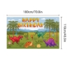 Picture of Zoo Animal Happy Birthday Backdrop Banner 180*110CM
