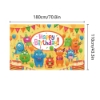 Picture of Unicorn Happy Birthday Backdrop Banner 180*110CM