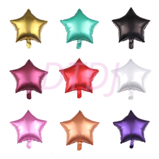 Picture of 18-inch Coloured Star Shaped Foil Balloon