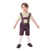 Picture of Boys Lederhosen, Red Shirt, and Socks Oktoberfest Set for Book Week