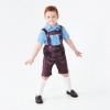 Picture of Boys Lederhosen, Green Shirt, and Socks Oktoberfest Set for Book Week