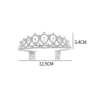 Picture of Women Birthday Prom Glitter Crown Headband