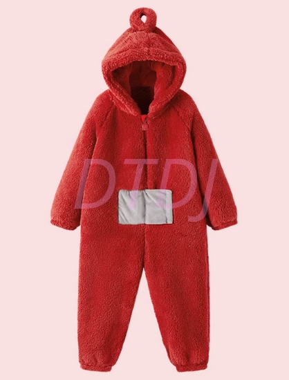 Picture of Kids Teletubbies Onesie Costume - Red Po