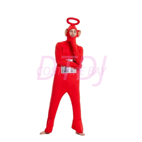 Picture of Adult Teletubbies Jumpsuit Party Fancy Dress Up - Po (Red)