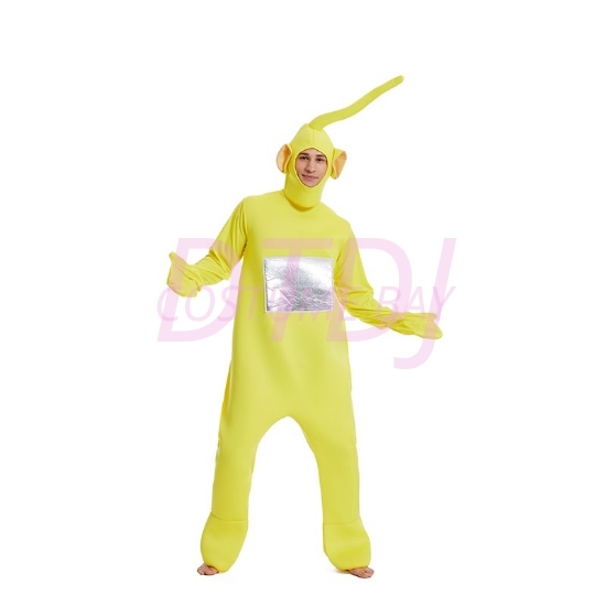 Picture of Adult Teletubbies Jumpsuit Party Fancy Dress Up - Laa-Laa (Yellow)
