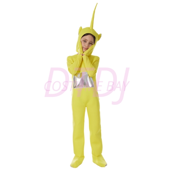 Picture of Kids Teletubbies Jumpsuit Fancy Dress Up - Laa-Laa