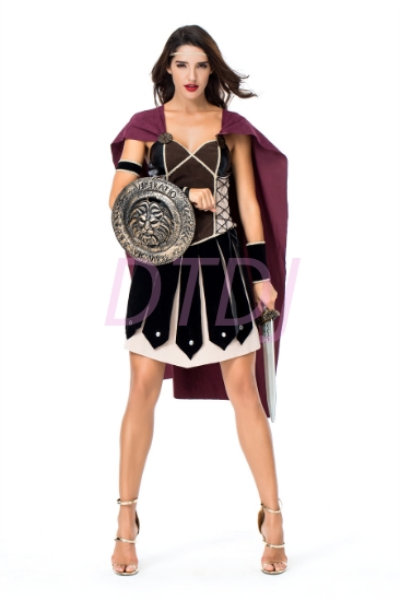 Picture of Womens Gladiator Roman Warrior Costume