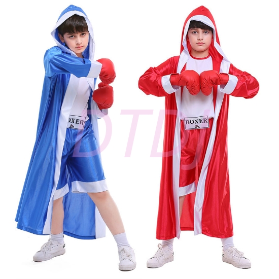 Picture of Boys Boxer Costume  with Gloves