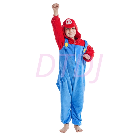 Picture of Kids Super Red Mario Onesie