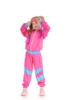 Picture of Kids 80s Retro Hip Hop Disco Hippie Modern Jazz Performance Costume - Blue