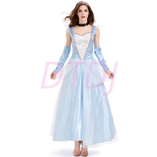 Picture of Women's Deluxe Princess Cinderella Dress Costume