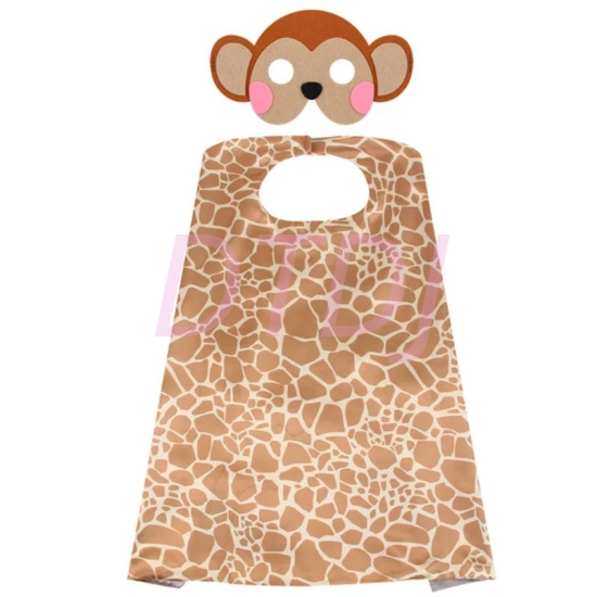 Picture of Kids Animal Cape with Mask Costumes Book Week - Monkey