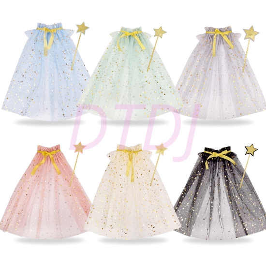 Picture of Princess Cape - Girls Princess Costume Mesh Cape for Book Week & Halloween