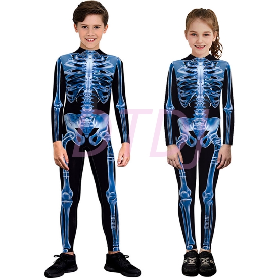 Picture of Skeleton Jumpsuit - X-Ray Halloween Costume