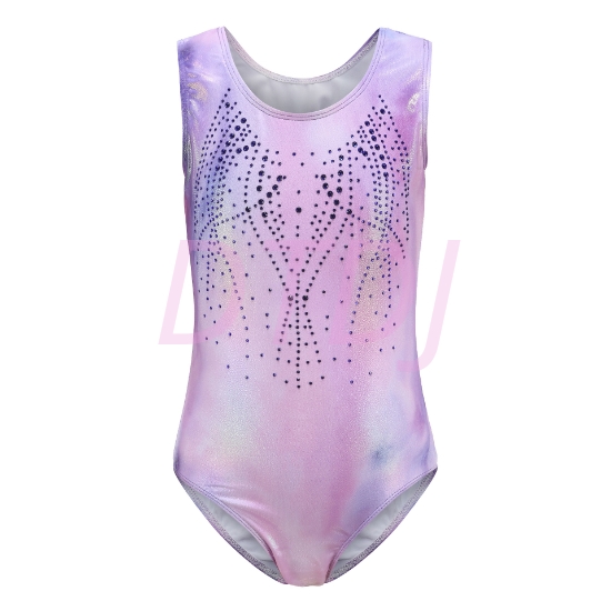 Picture of Girls Leotard Bodysuit Purple Dye