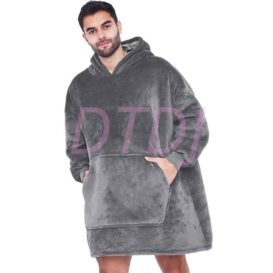 Picture of Sweatshirt Hoodie Blanket - Dark Grey